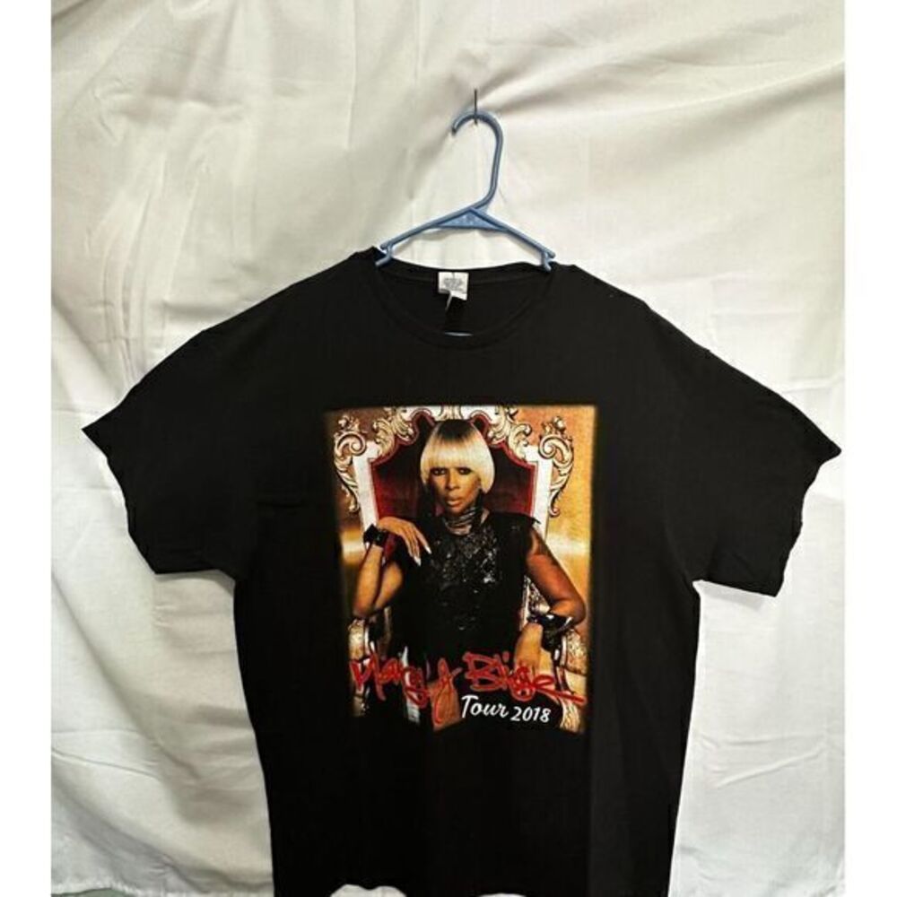 Mary J Blige 2018 Tour‎ Black Men's XL Graphic T Shirt NWOT Delta Tag